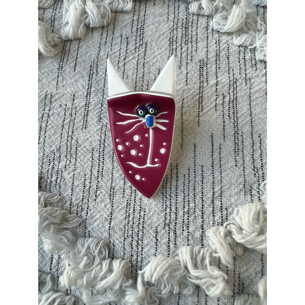 Vintage Funky Cat Earring Replacement Whiskers Retro 1990s